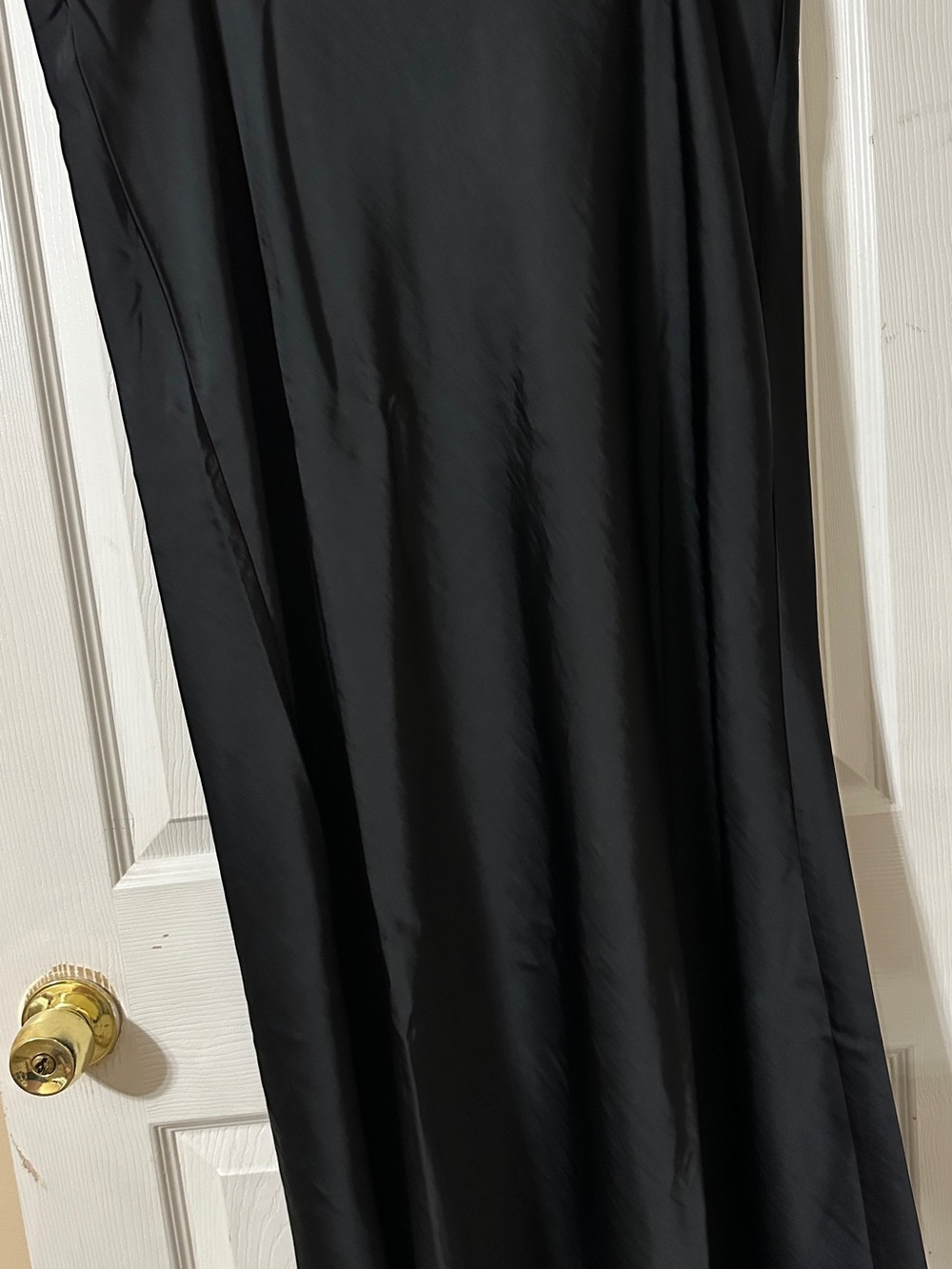 a new day Black Maxi Skirt - Sleek Flowing Silhouette - Picture 2 of 4